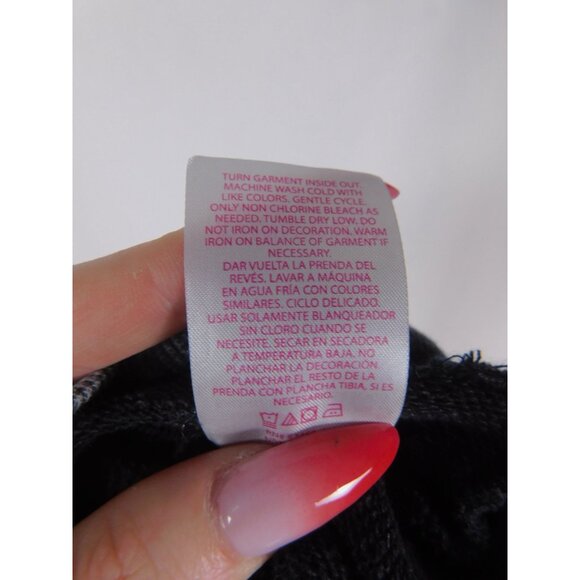 Cosmic Vibes Sun Eye Sweatshirt Black Acid Wash S Boho Witchcore - Picture 12 of 12